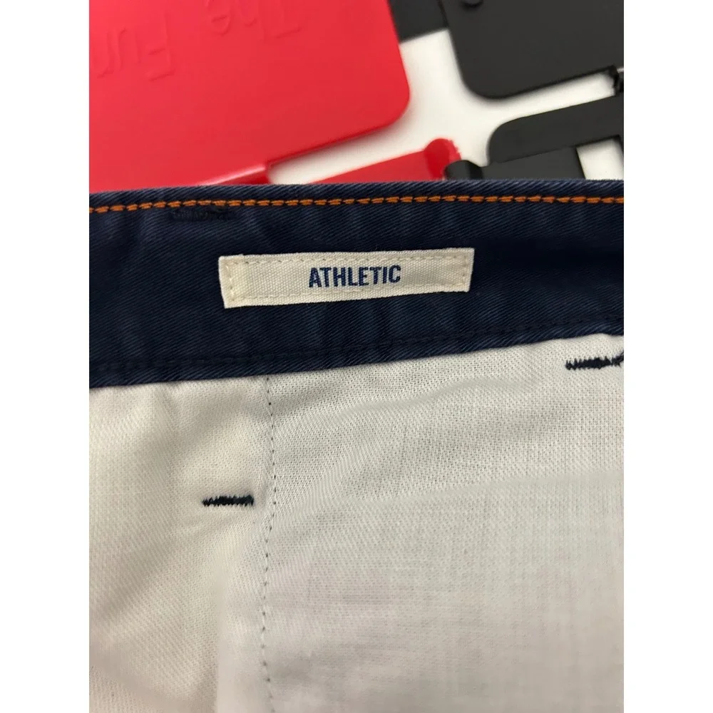 Dockers Original Alpha Khaki Mens Athletic Fit Navy Blue Chino Pants 40x27
